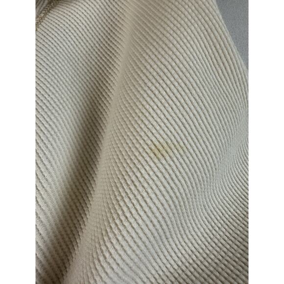 Ralph Lauren Active Cream Gold 1/4 Zip Womens Plus Size 1x Y2K Cyber Goth Grunge - Picture 7 of 7